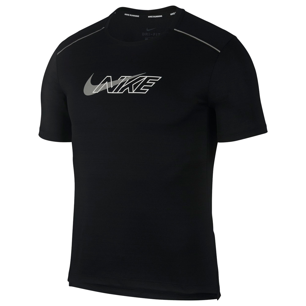 Футболка мужская Nike M NK DF MILER SS FLASH NV L Черный photo 1 Футболка мужская Nike M NK DF MILER SS FLASH NV L Черный photo 1