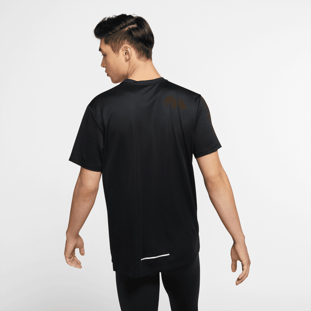 Футболка мужская Nike M NK DF MILER SS FLASH NV L Черный photo 4