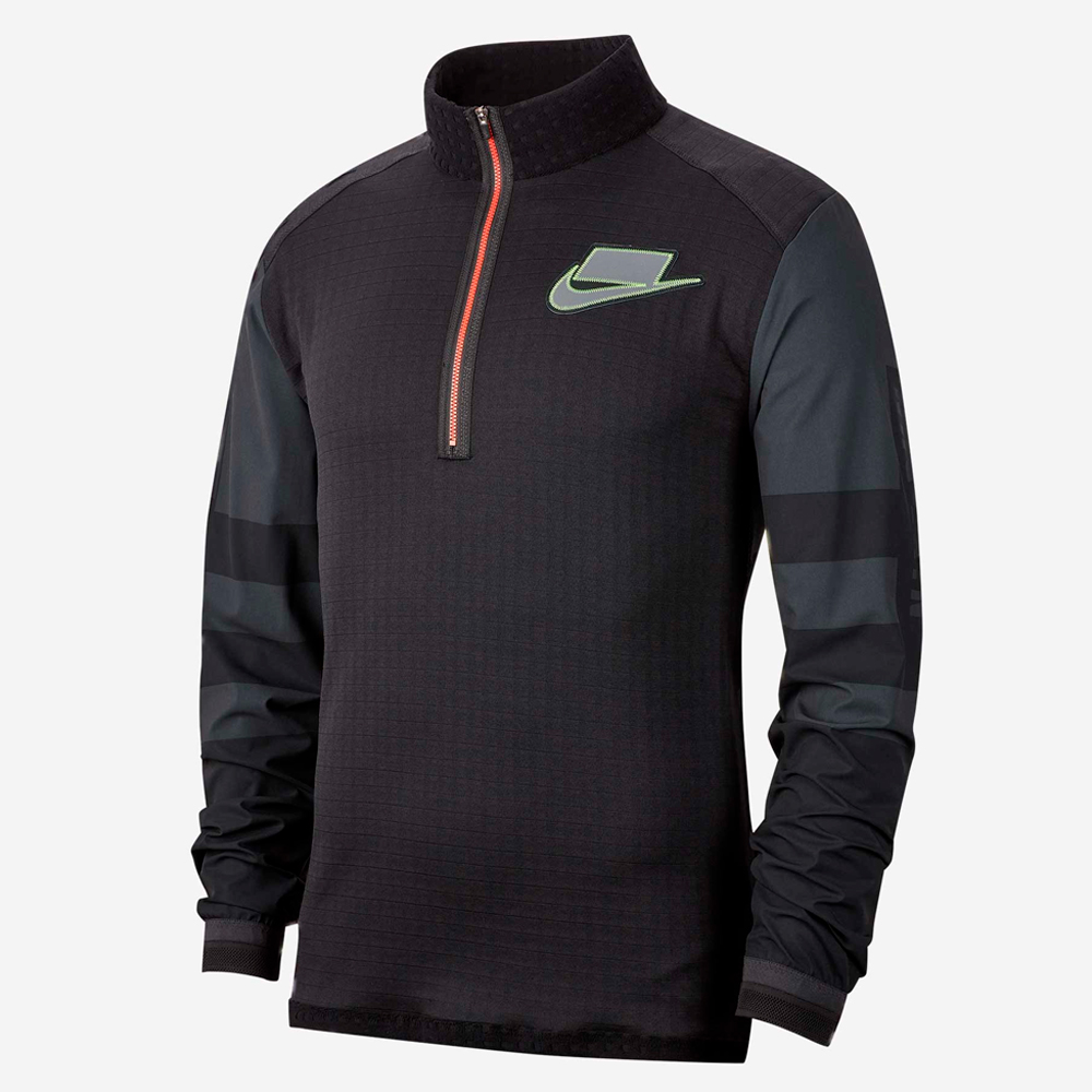 Hanorac pt bărbați Nike M NK WILD RUN MIDLAYER L Negru photo 1