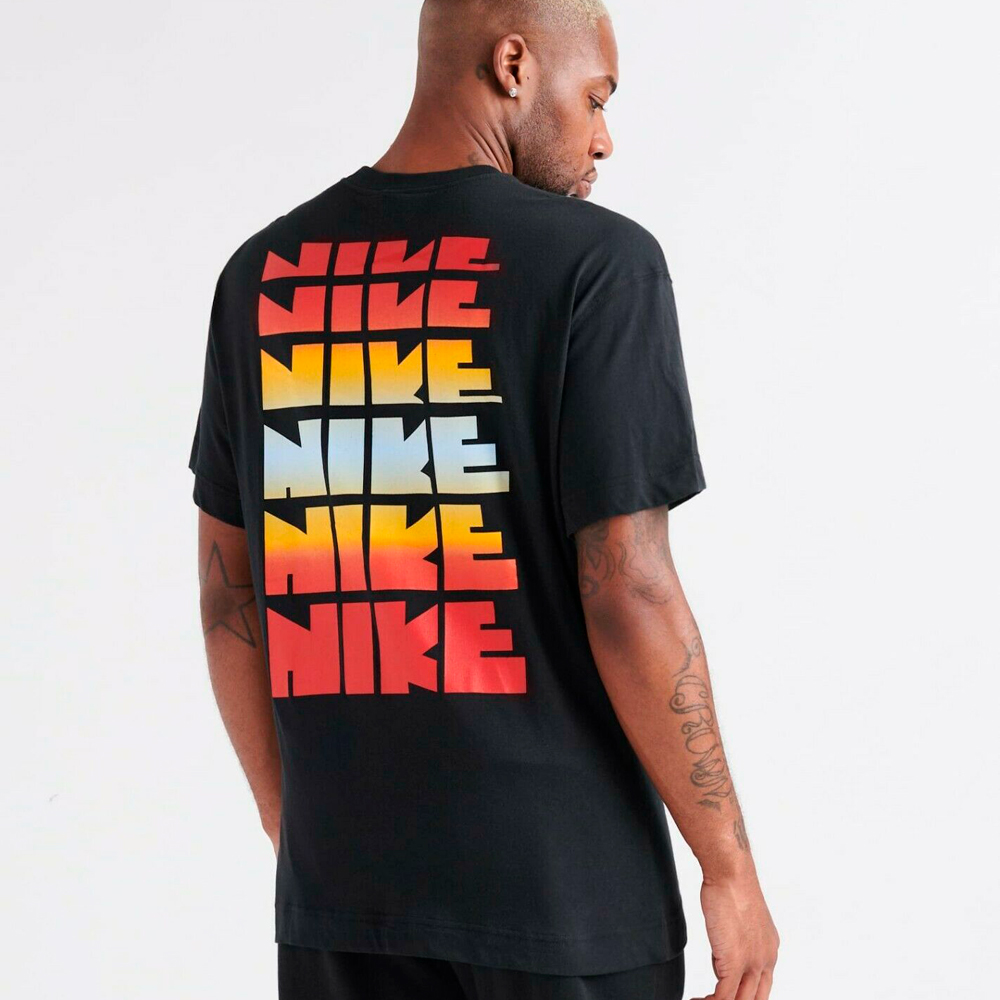 Tricou bărbătesc Nike SS TEE CLASSICS 2 L Negru photo 2