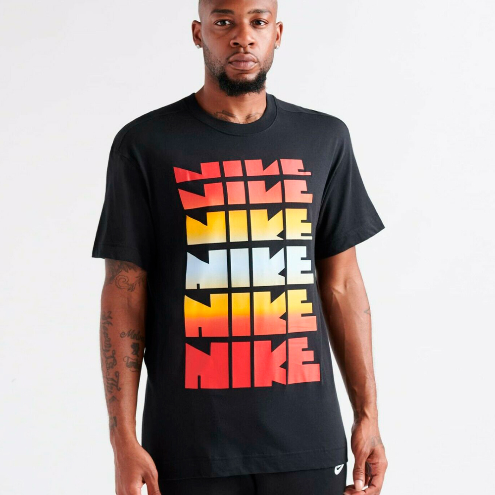 Tricou bărbătesc Nike SS TEE CLASSICS 2 L Negru photo 4