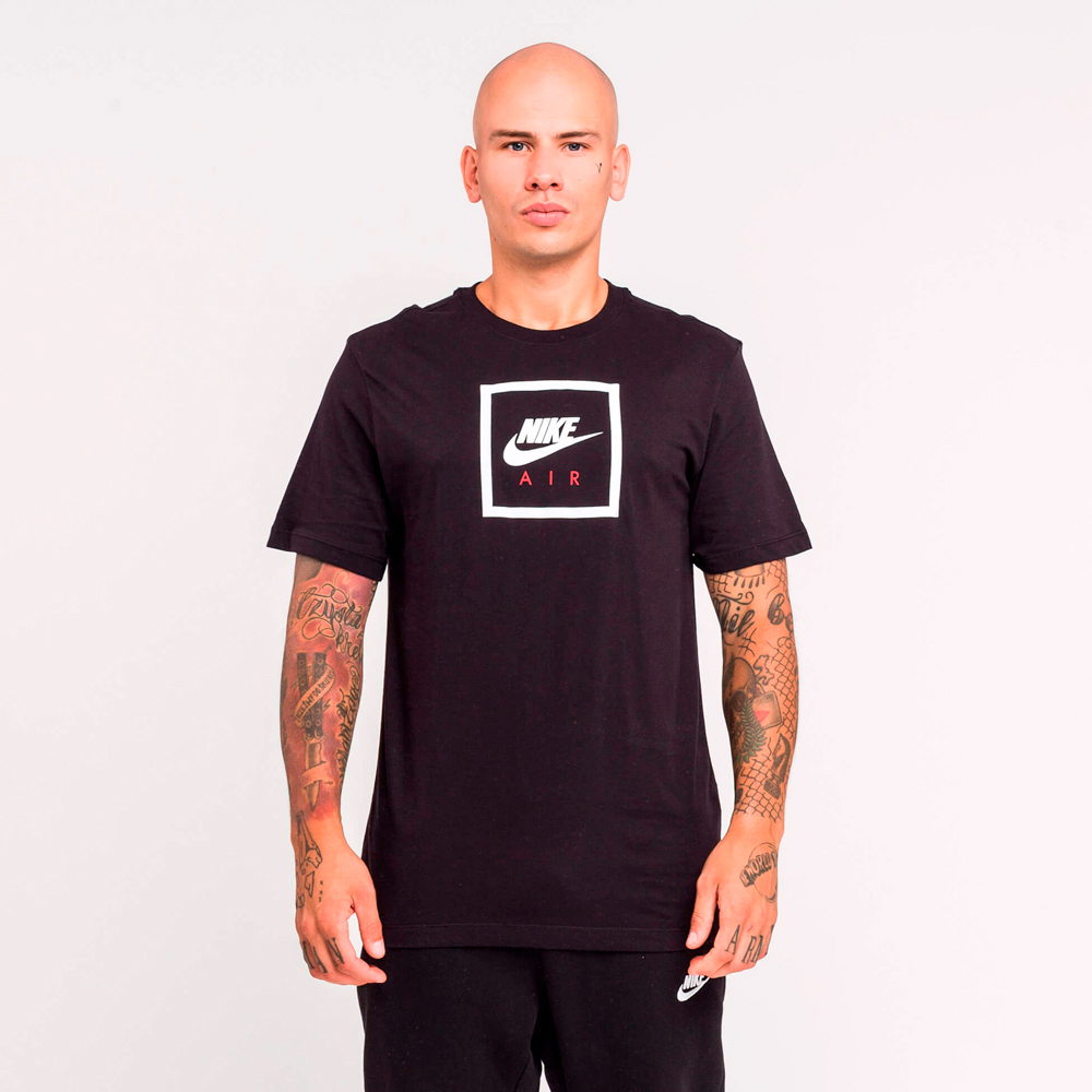 Футболка мужская Nike M NSW SS TEE AIR 2 L Черный photo 2
