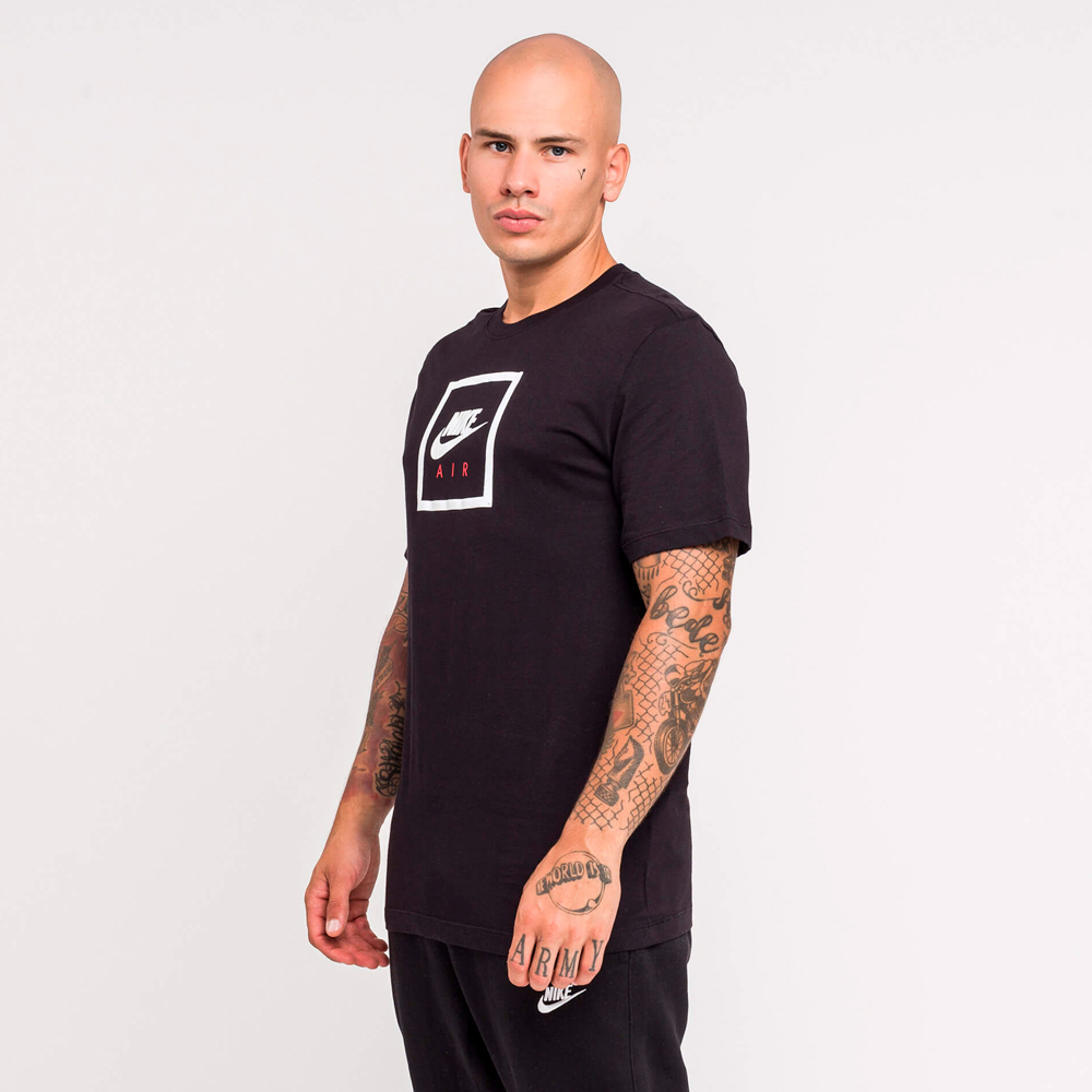 Футболка мужская Nike M NSW SS TEE AIR 2 L Черный photo 3