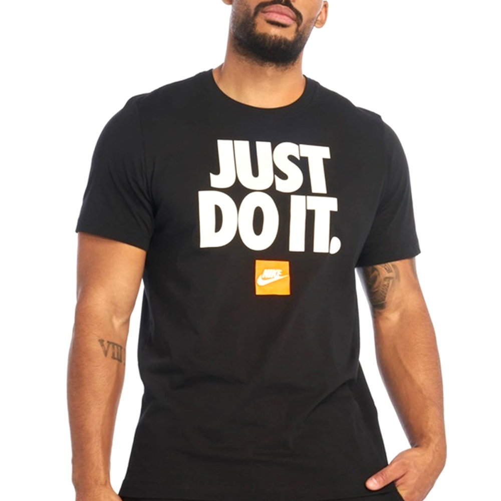 Tricou bărbătesc Nike M NSW SS TEE JDI 3 L Negru photo 3