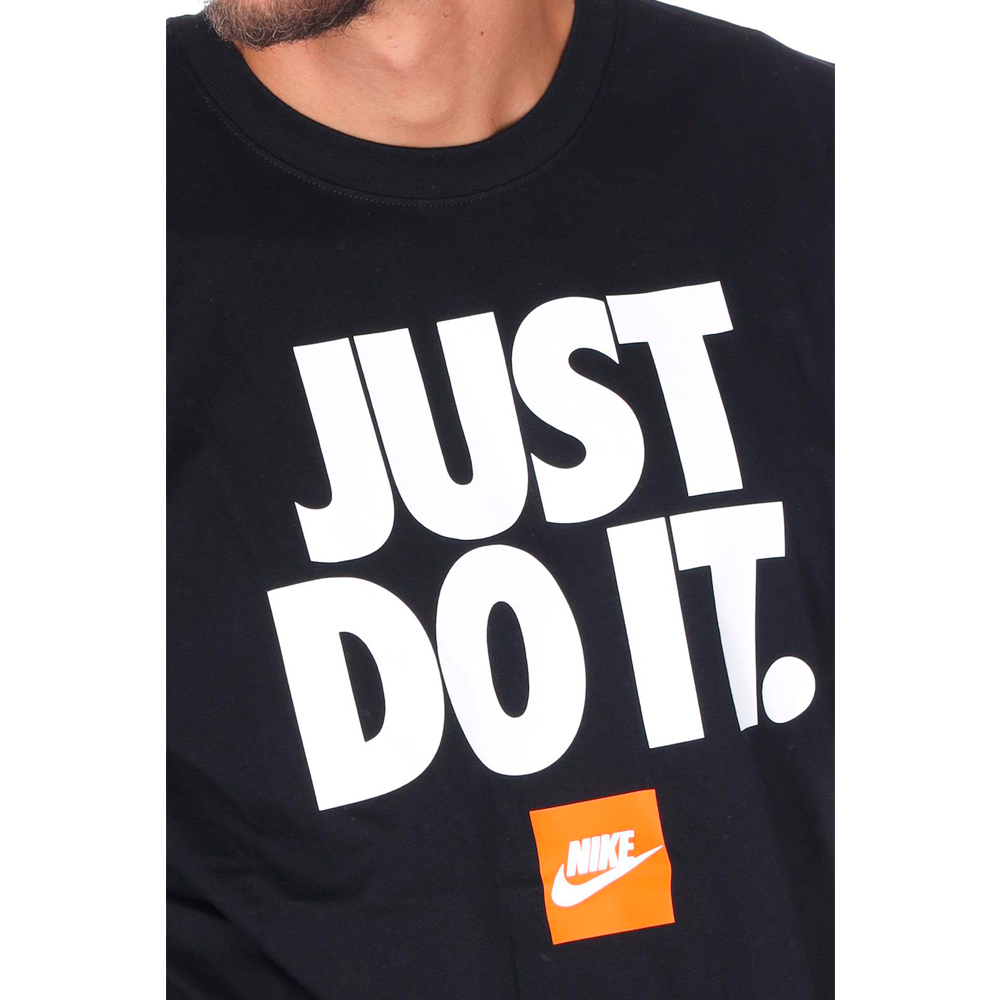 Tricou bărbătesc Nike M NSW SS TEE JDI 3 L Negru photo 4