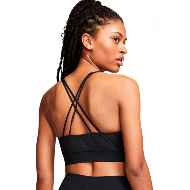 Спортивное бра Nike SWOOSH LUXE BRA / Женский / L / Черный photo 2