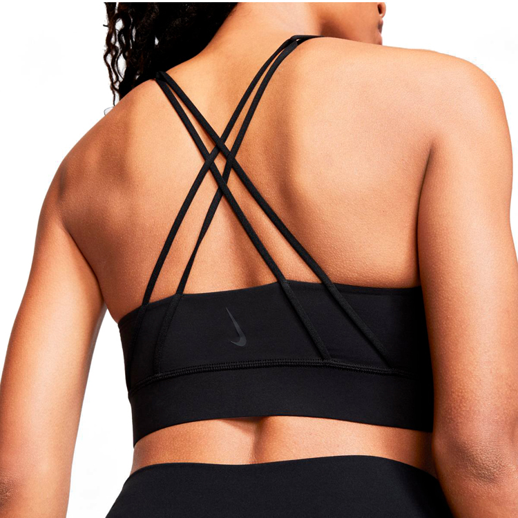 Спортивное бра Nike SWOOSH LUXE BRA / Женский / L / Черный photo 4