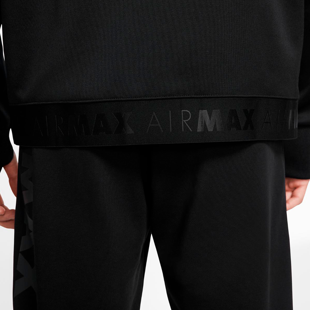 Hanorac pt bărbați Nike M NSW AIR MAX PK CREW L Negru photo 4