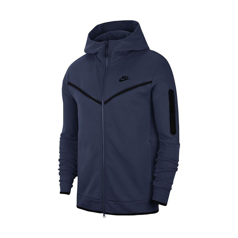 Hanorac pt bărbați Nike M NSW TCH FLC HOODIE FZ WR L Albastru photo 1