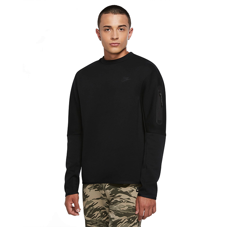 Hanorac pt bărbați Nike M NSW TCH FLC CRW L Negru photo 2