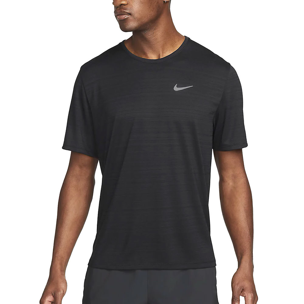 Футболка мужская Nike M NK DF MILER TOP SS 2XL Черный photo 2