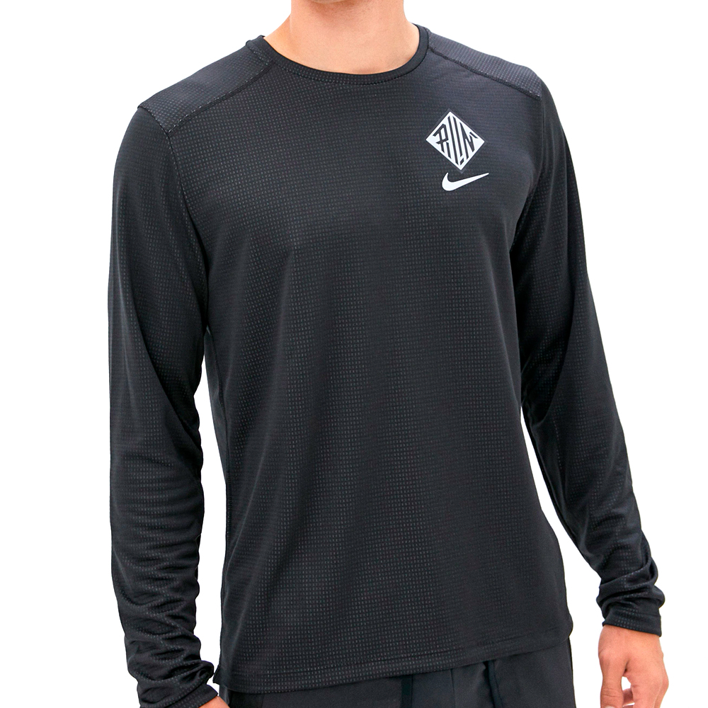Hanorac pt bărbați Nike M NK PACER CREW WR GX L Negru photo 3