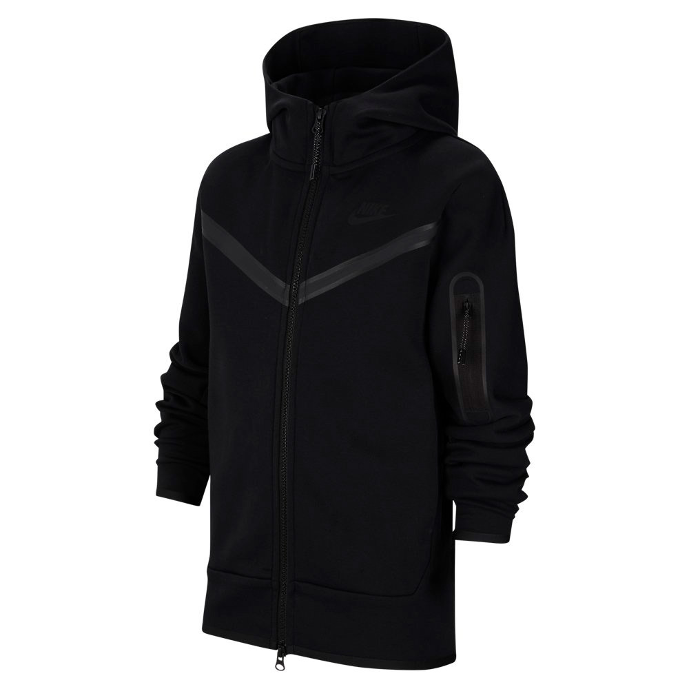 Hanorac Nike B NSW TCH FLC FZ / Barbati / L / Negru photo 1 Hanorac Nike B NSW TCH FLC FZ / Barbati / L / Negru photo 1