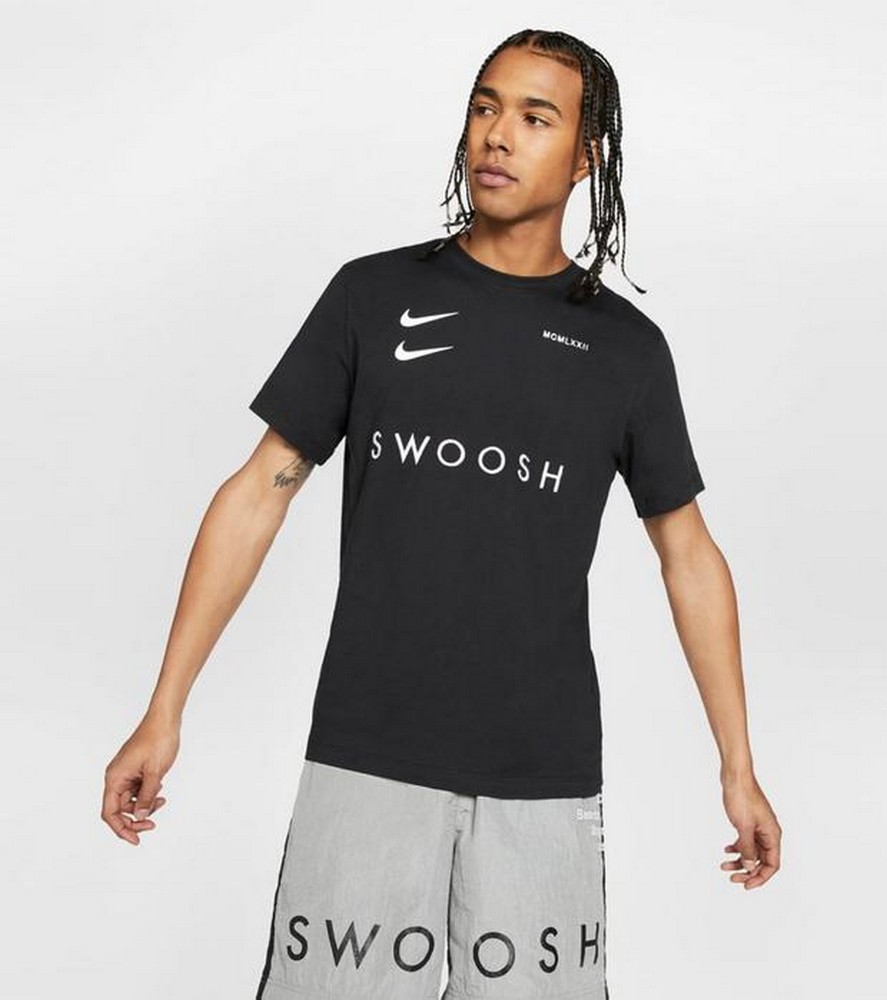 Футболка мужская Nike M NSW SS TEE SWOOSH PACK S Черный photo 2