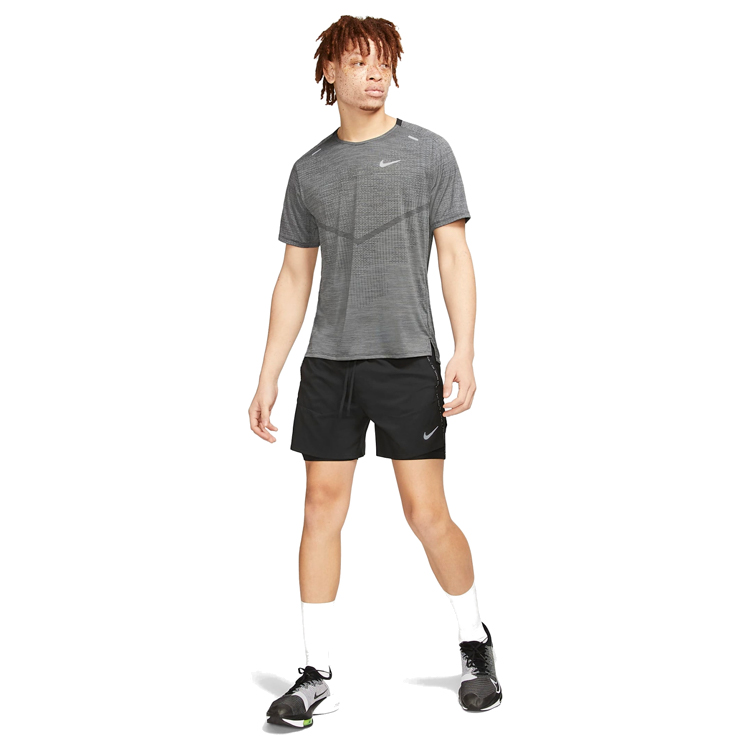 Tricou bărbătesc Nike M NK DFADV TECHKNIT ULTRA SS L Gri photo 4