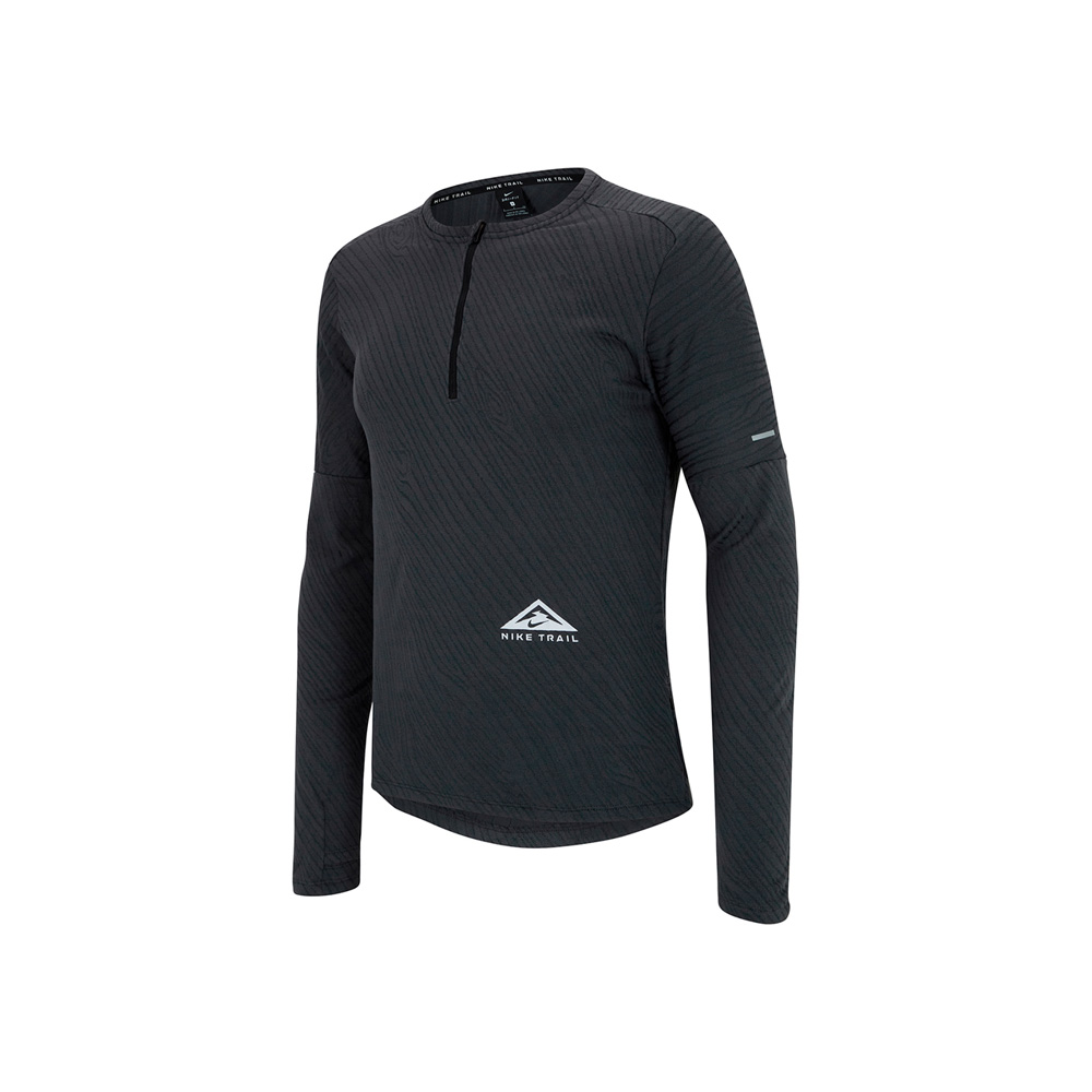 Hanorac pt bărbați Nike M NK DF ELMNT TOP HZ TRAIL L Negru photo 1