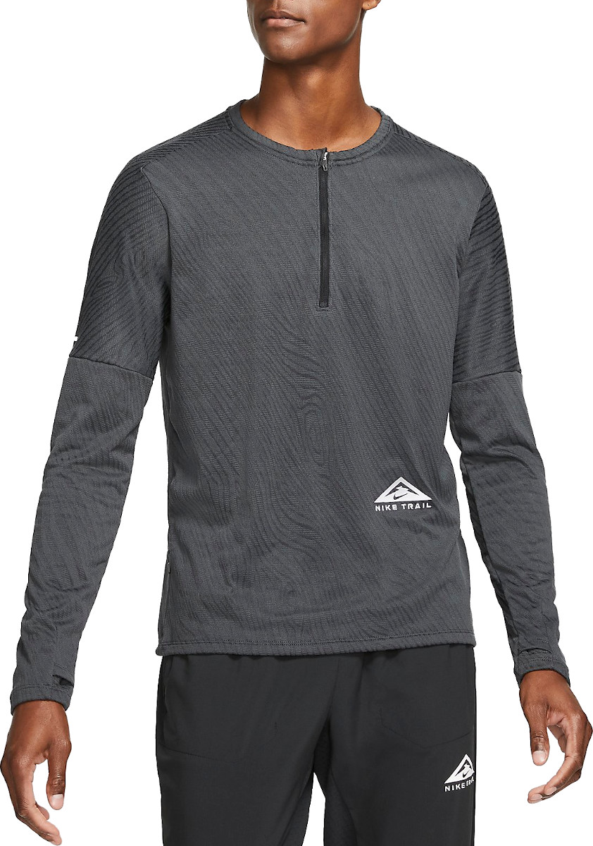 Hanorac pt bărbați Nike M NK DF ELMNT TOP HZ TRAIL L Negru photo 3