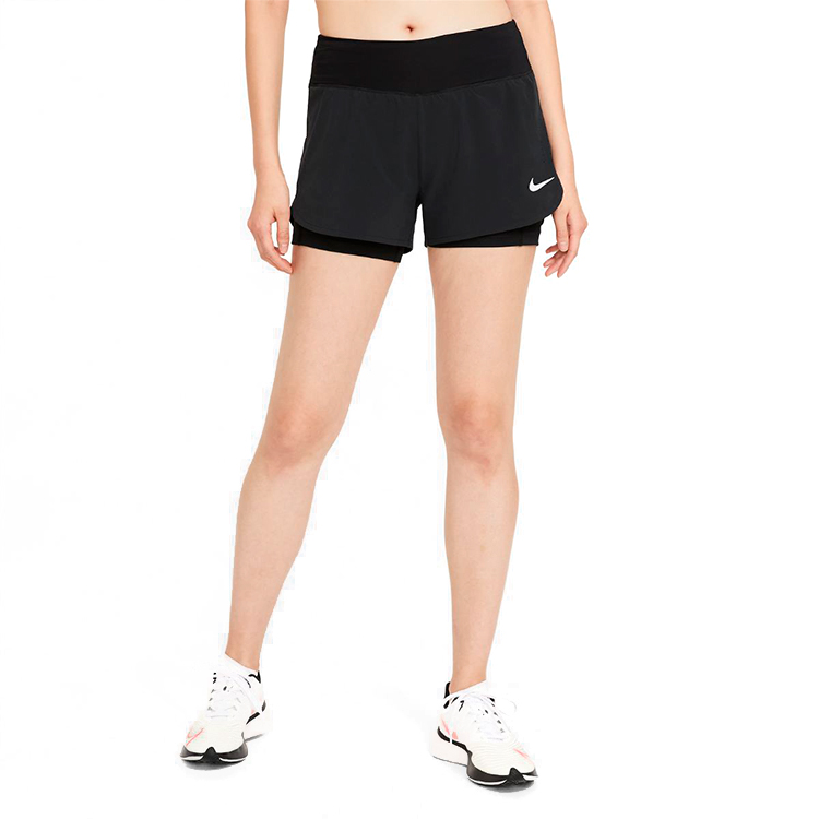 Sorti Nike W NK ECLIPSE 2IN1 SHORT / Femei / XL / Negru photo 2