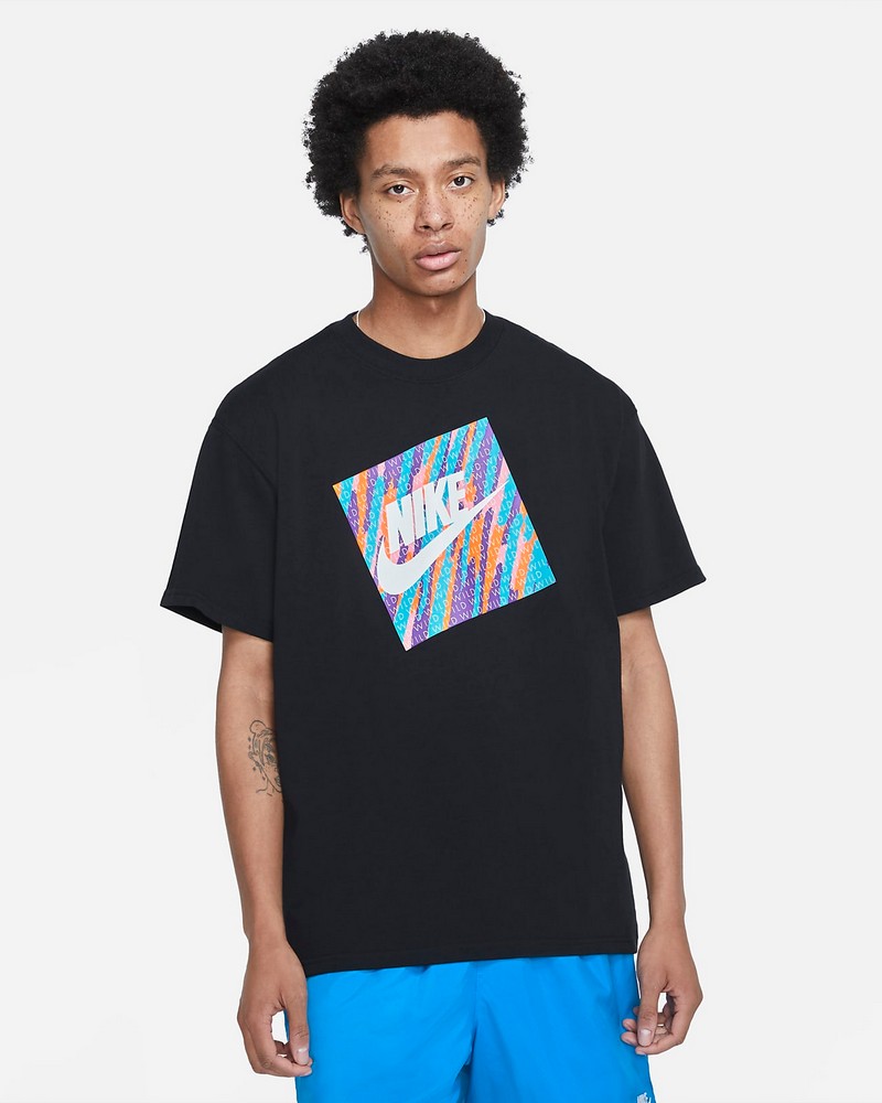 Tricou bărbătesc Nike M NSW TEE MAX90 WILD HBR L Negru photo 2