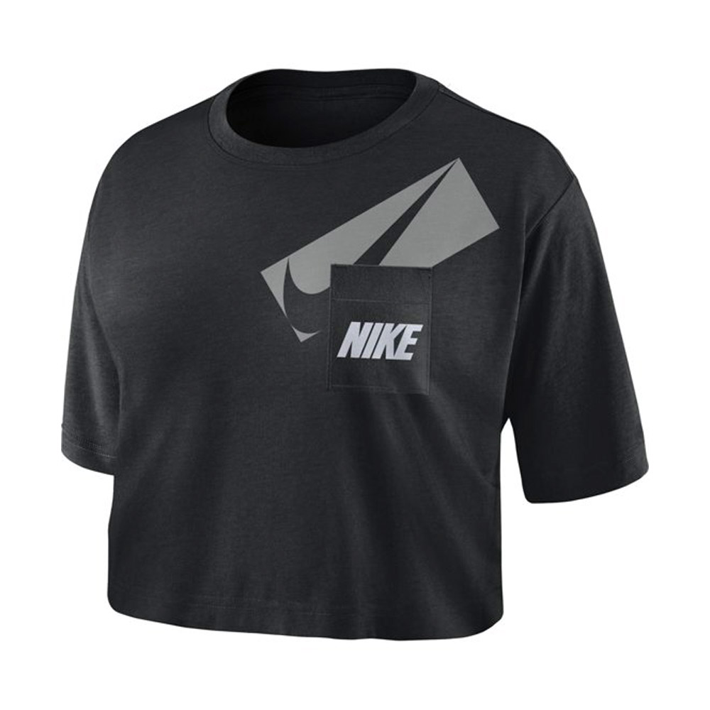 Tricou Nike W NK DRY GRX CROP TOP / Femei / XS / Negru photo 1 Tricou Nike W NK DRY GRX CROP TOP / Femei / XS / Negru photo 1