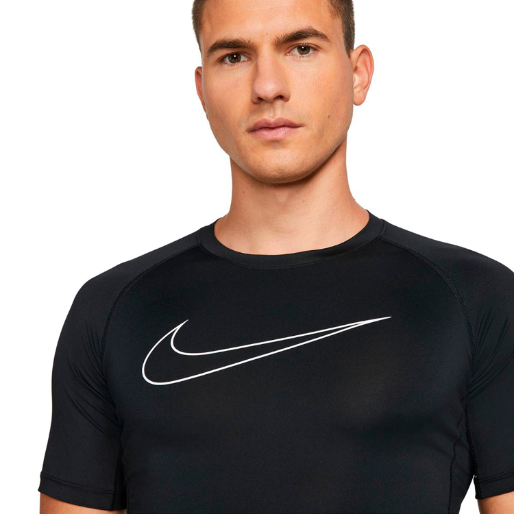 Футболка мужская Nike M NP DF TIGHT TOP SS L Черный photo 4