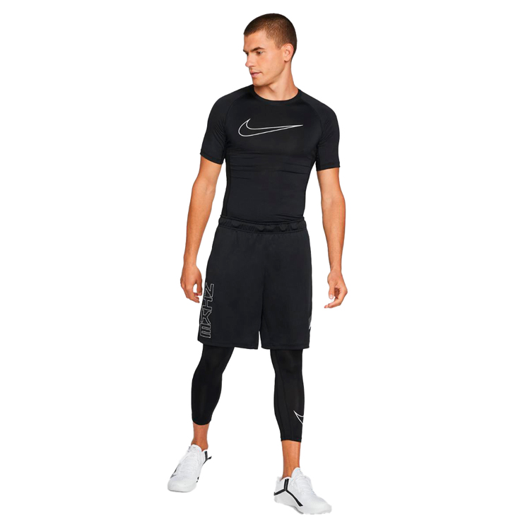 Футболка мужская Nike M NP DF TIGHT TOP SS L Черный photo 6