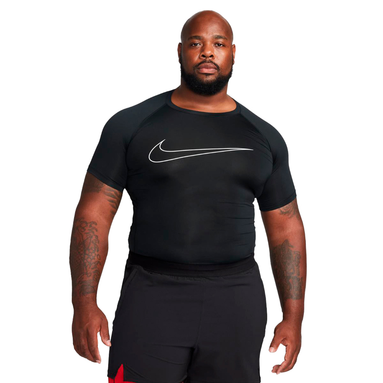 Футболка мужская Nike M NP DF TIGHT TOP SS L Черный photo 7