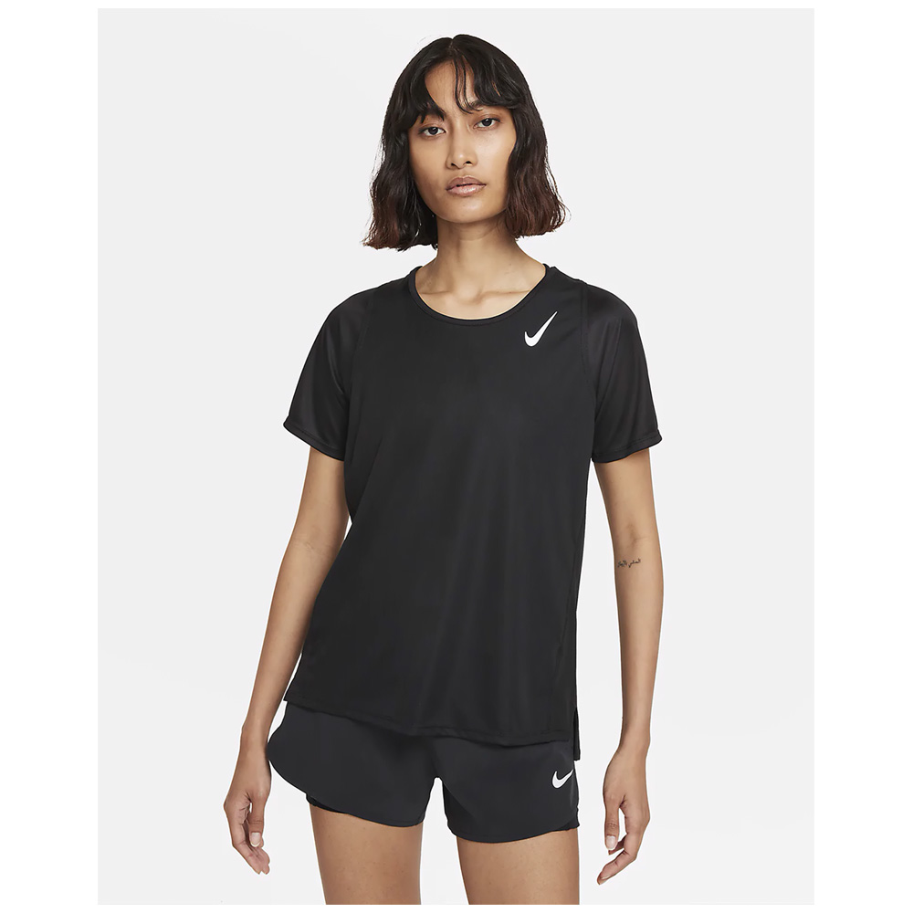 Tricou Nike W NK DF RACE TOP SS / Femei / M / Negru photo 2
