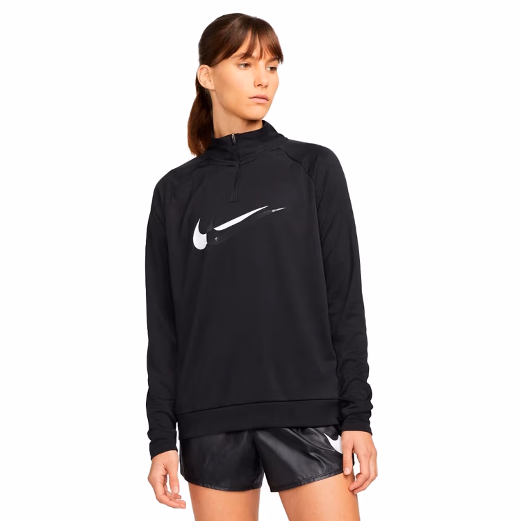 Толстовка Nike W NK DF SWSH RUN HZ MDLAYR