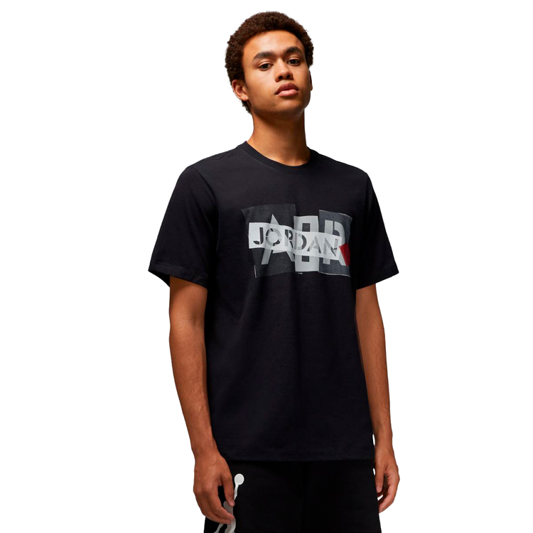 Tricou bărbătesc Nike M J BRAND GFX SS CREW 3 M Negru photo 1 Tricou bărbătesc Nike M J BRAND GFX SS CREW 3 M Negru photo 1
