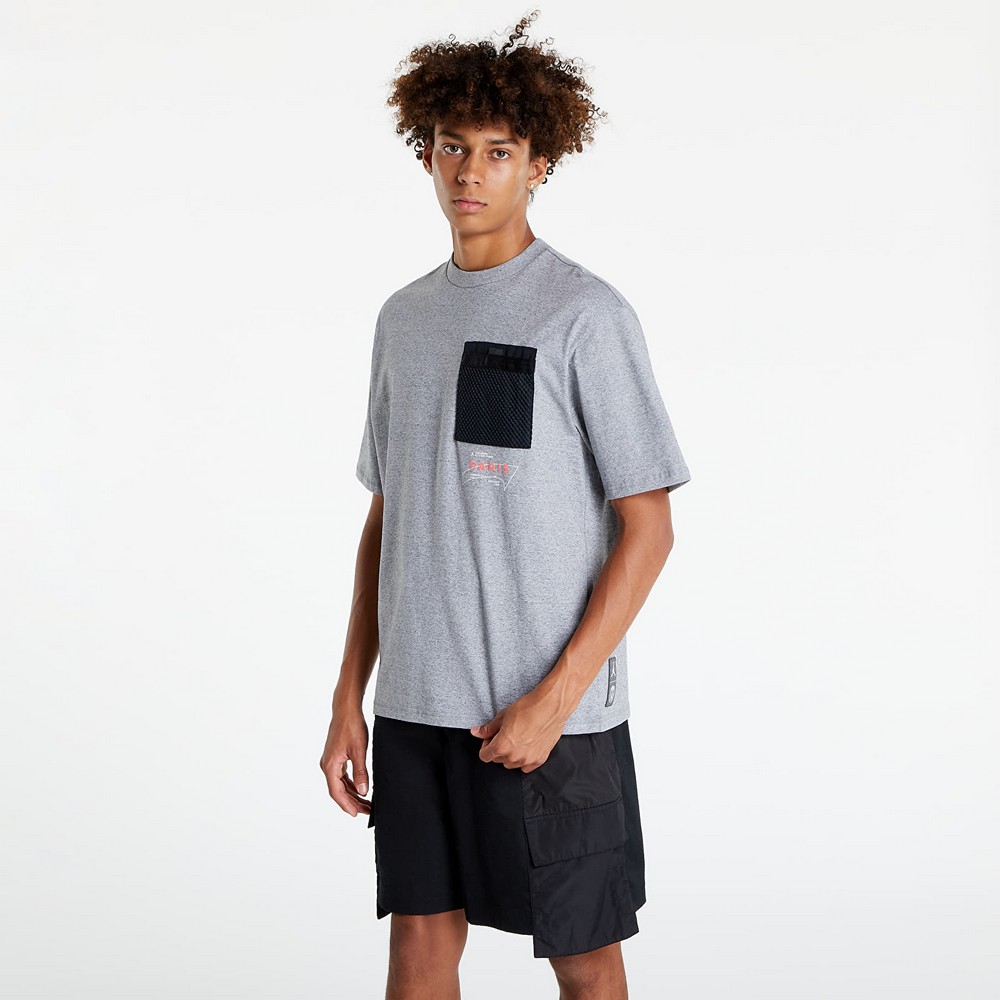 Tricou bărbătesc Nike M J PSG POCKET TEE XS Gri photo 2