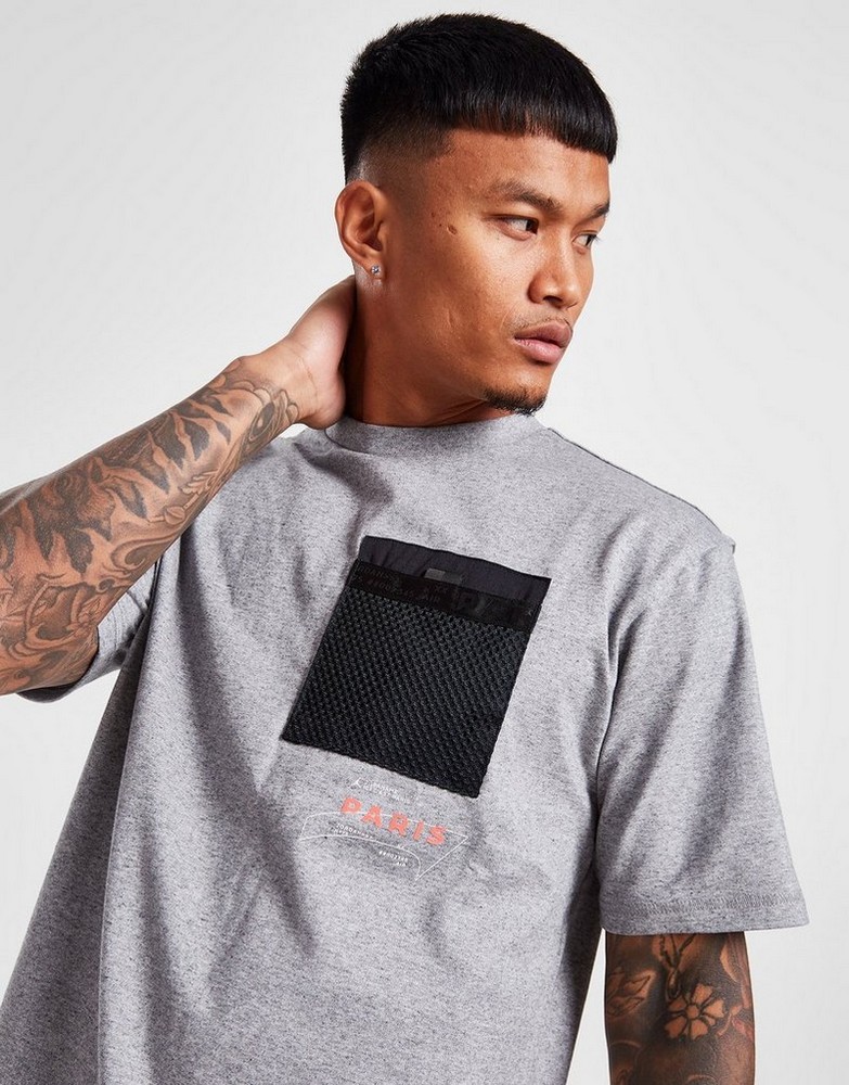 Tricou bărbătesc Nike M J PSG POCKET TEE XS Gri photo 3