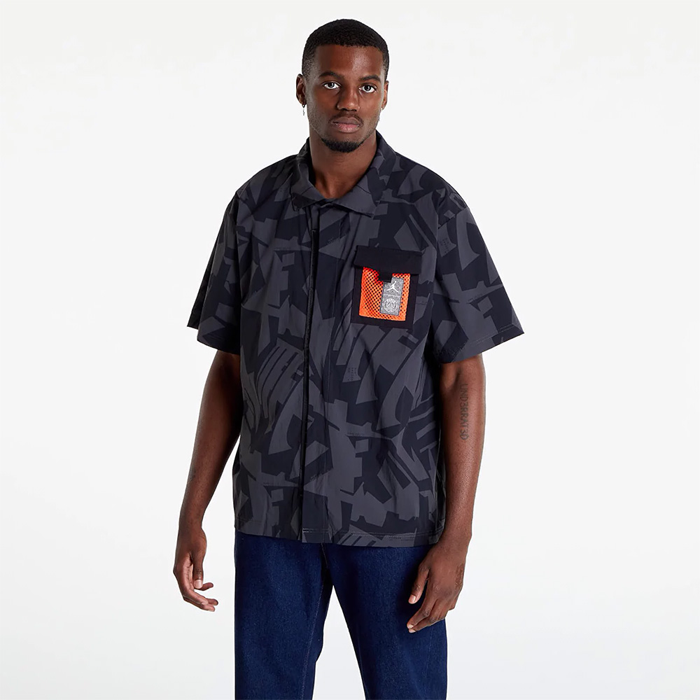 Мужская Рубашка Nike M J PSG STMT SS SHIRT 2XL Черный photo 2