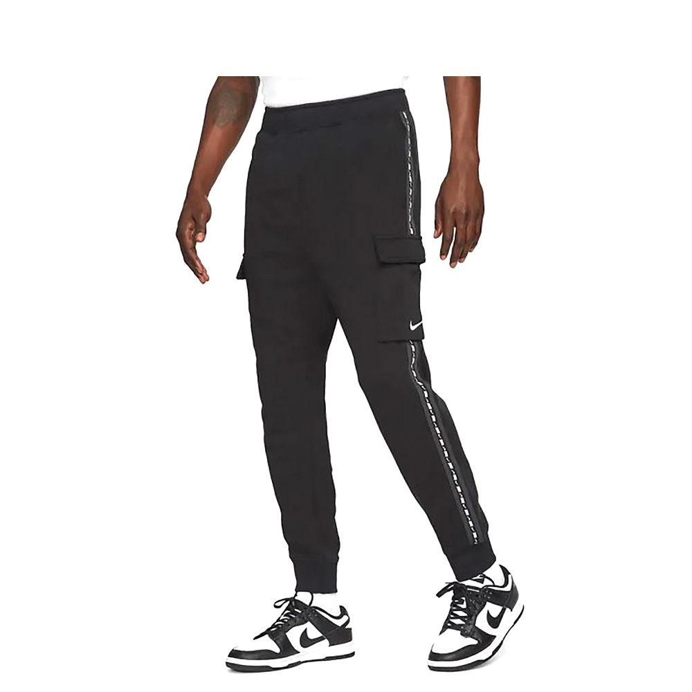 Pantaloni Nike M NSW REPEAT FLC CARGO PANT BB L Negru Barbati photo 1