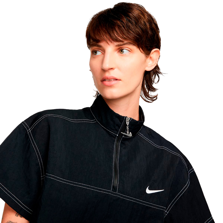 Rochie Nike W NSW SWSH WVN SS DRESS XS Negru Femei photo 3
