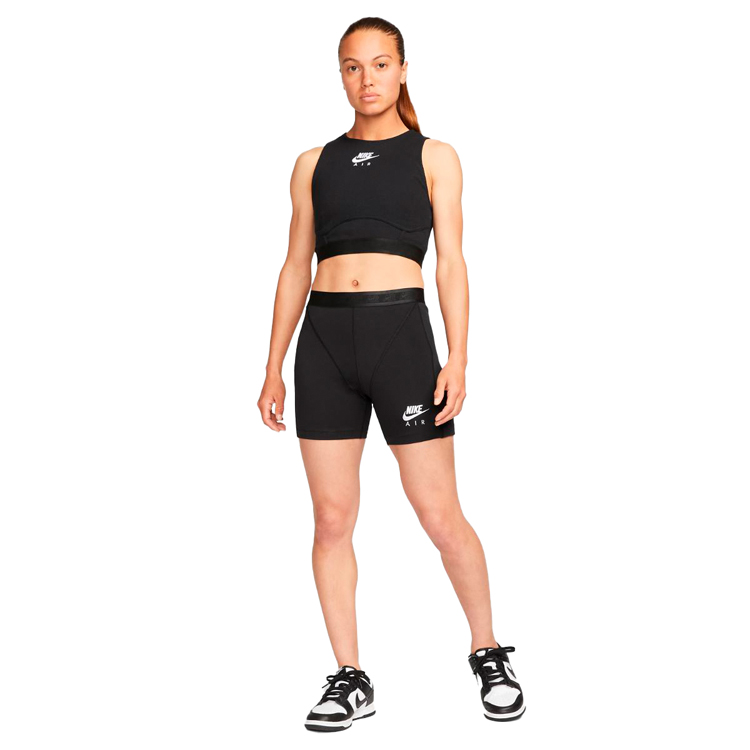 Sorti Nike W NSW AIR RIB SHORT L Negru Femei photo 3