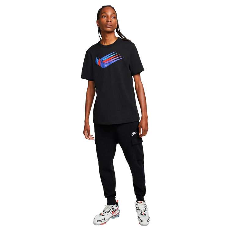 Tricou bărbătesc Nike M NSW 12 MO SWOOSH TEE XS Negru photo 3