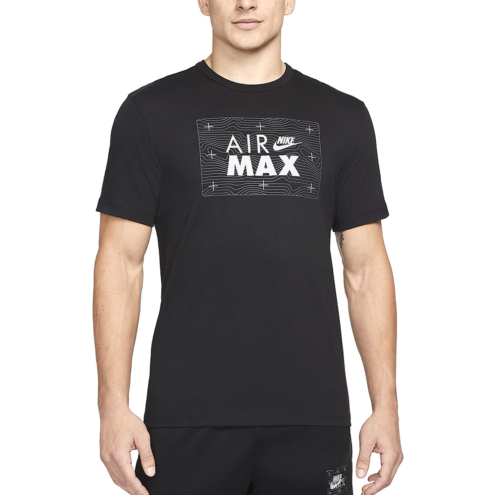 Футболка мужская Nike M NSW AIR MAX SS TEE M Черный photo 1