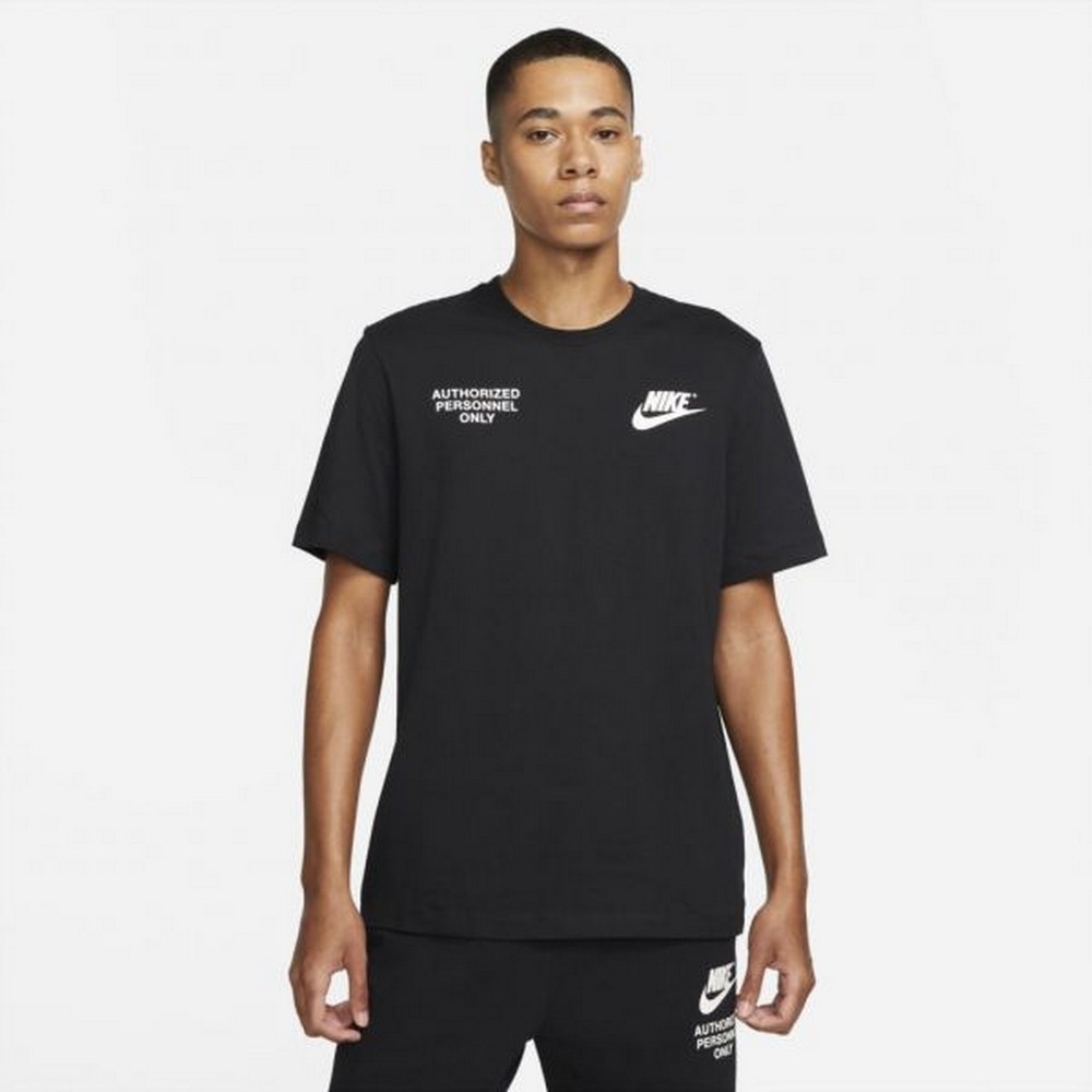 Футболка мужская Nike M NSW TECH AUTH PERSONNEL TEE M Черный photo 2
