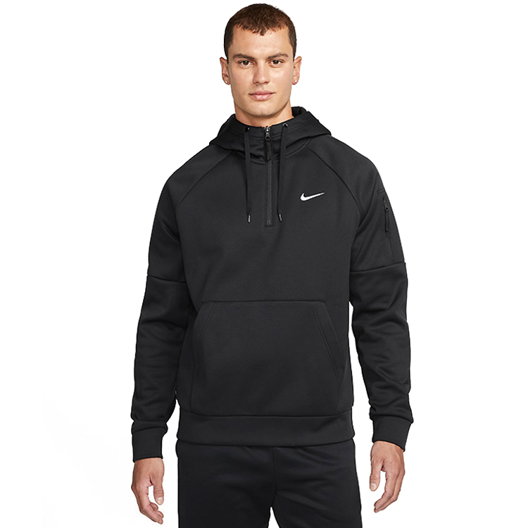 Hanorac pt bărbați Nike M NK TF HD QZ S Negru photo 2