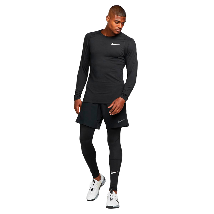 Hanorac pt bărbați Nike M NP TOP WARM LS CREW XL Negru photo 4