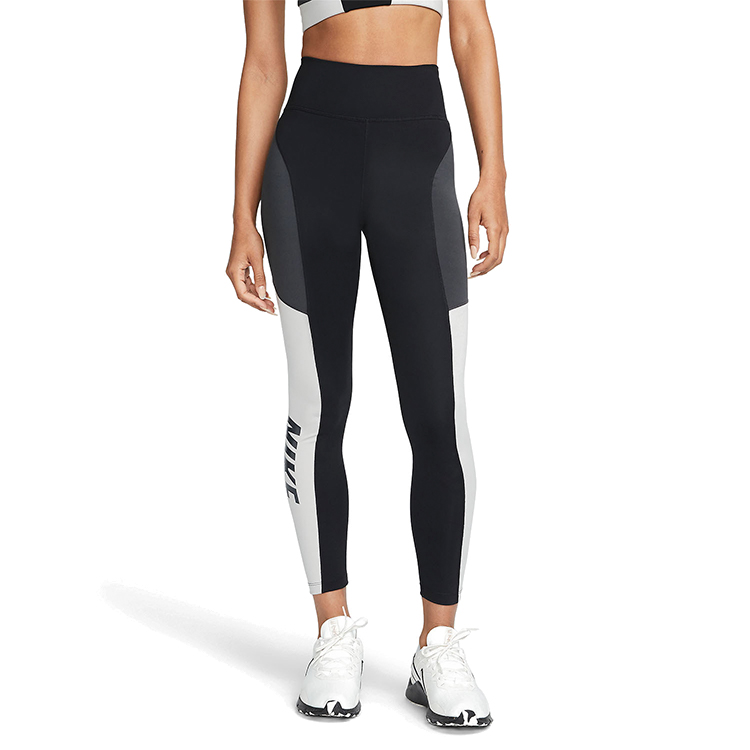 Легинсы Nike W NK ONE DF MR 7/8 TGHT CB / Женский / S / Черный photo 2