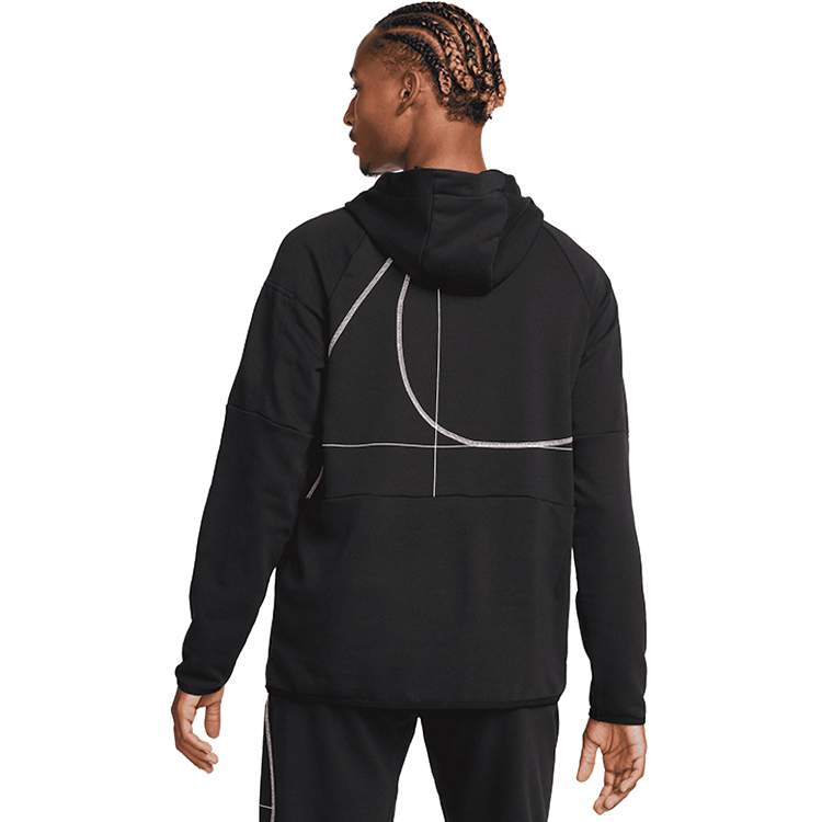 Мужская Толстовка Nike M NK DF Q5 FLC PO L Черный photo 2