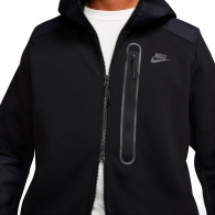 Hanorac Nike M NK TCH FLC OVERLAY FZ thumbnav 4