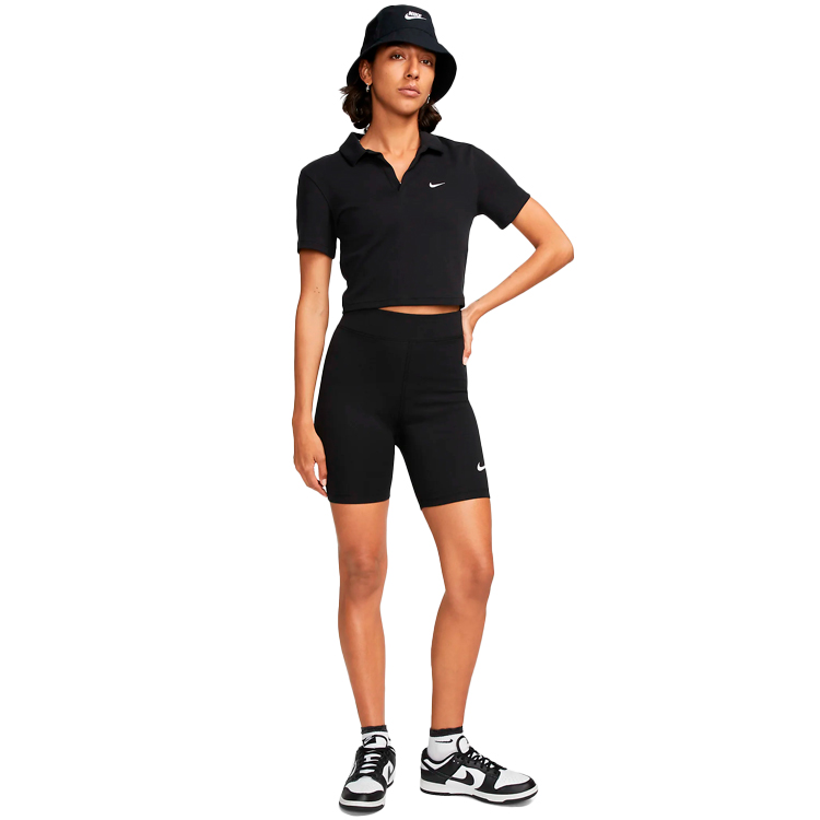 Шорты Nike W NSW NK CLSC HR 8IN SHORT S Черный Женский photo 4