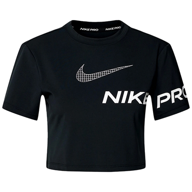 Tricou Nike W NP DF GRX SS CROP TOP / Femei / M / Negru photo 1