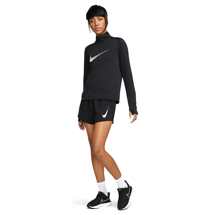 Sorti Nike W NK SWOOSH SHORT VENEER VERS / Femei / XS / Negru photo 3