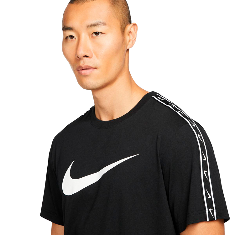 Tricou bărbătesc Nike M NSW REPEAT SW SS TEE XL Negru photo 4