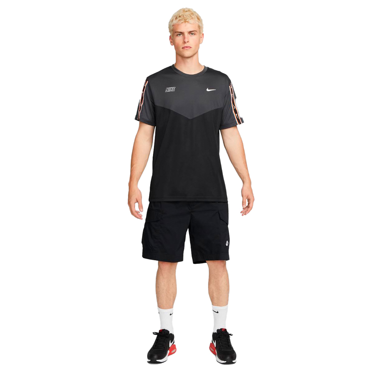 Tricou bărbătesc Nike M NSW REPEAT SW PK TEE S Negru photo 2