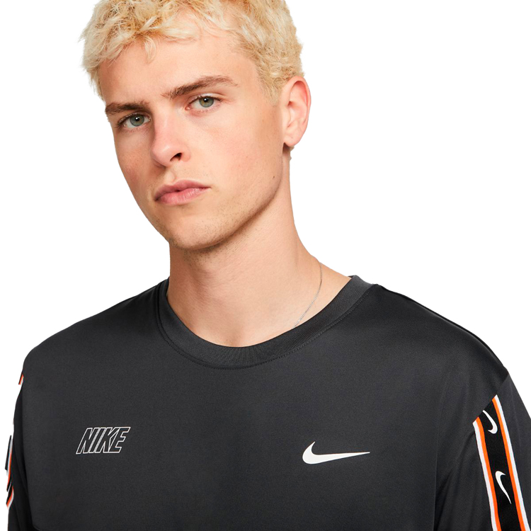 Tricou bărbătesc Nike M NSW REPEAT SW PK TEE S Negru photo 4